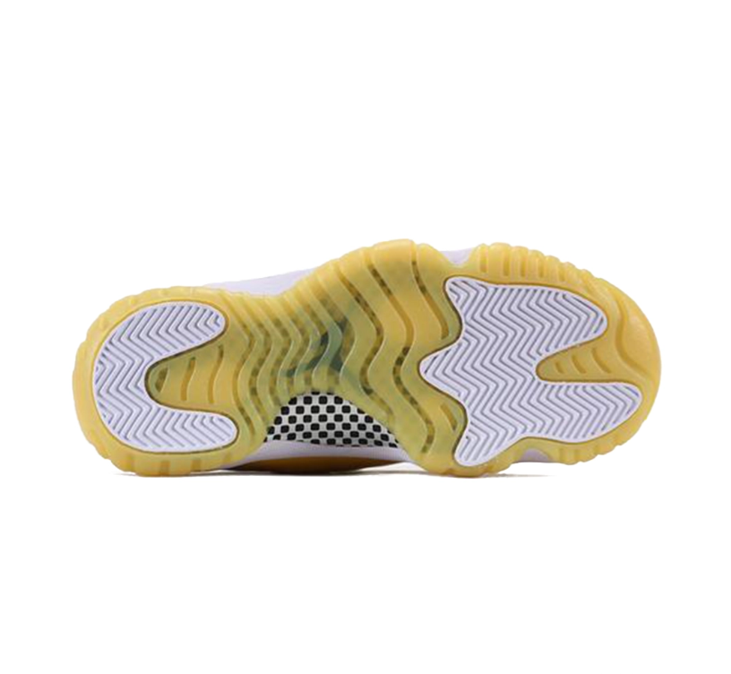 Air Jordan 11 White Yellow Shoes Sneakers