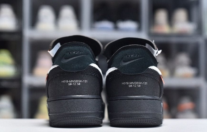 Air Force 1 Low Off-White Black White Shoes Sneakers