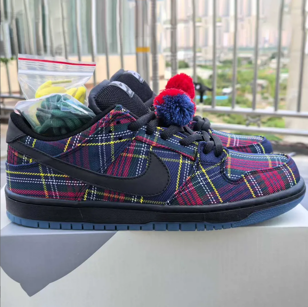 Nardwuar x Dunk Low SB Pro Tartan Shoes Sneakers