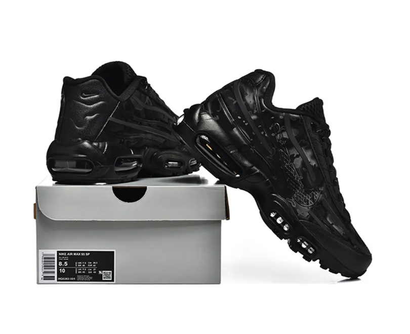 WORKSOUT x AM 95 Uniform Black Anthracite Shoes Sneakers