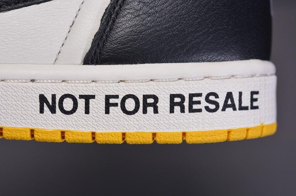 Air Jordan 1 Retro High “Not for Resale” Varsity Maize Shoes Sneakers