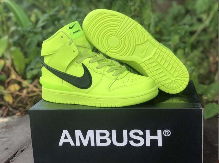 Dunk High Ambush Flash Lime Shoes Sneakers