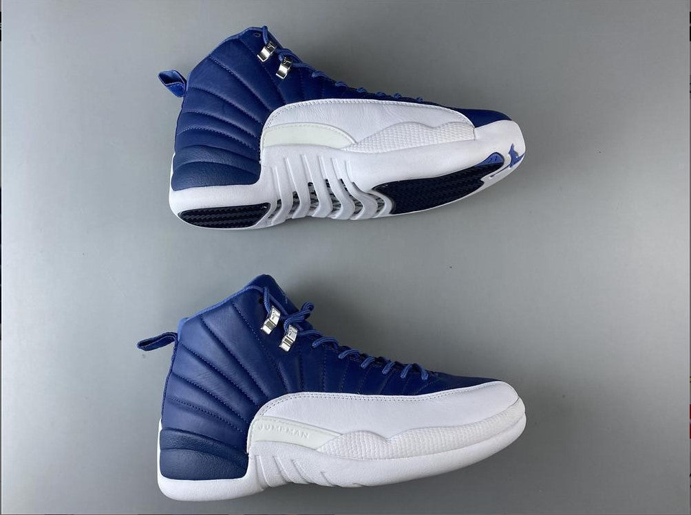 Air Jordan 12 Retro Stone Blue Shoes Sneakers