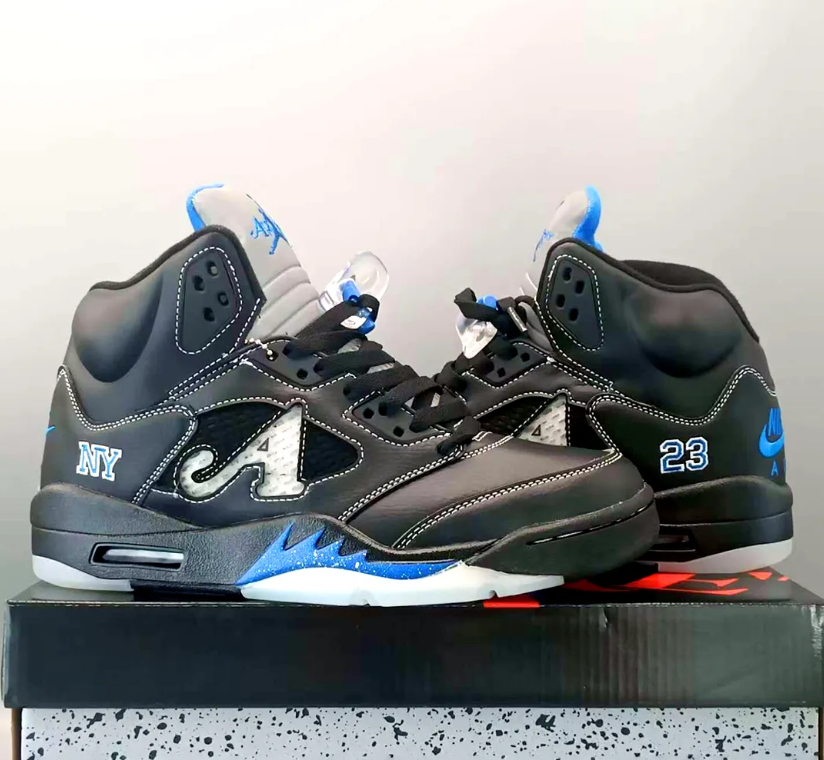 Awake NY x Air Jordan 5 Racer Blue Shoes Sneakers