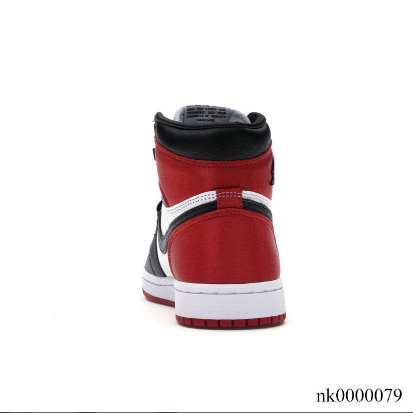 Air Jordan 1 Retro High Satin Black Toe (W) Shoes Sneakers