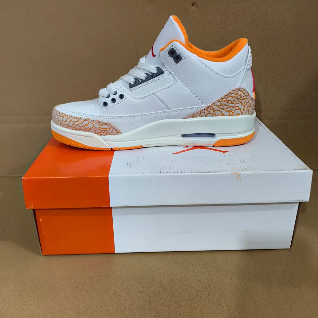 Air Jordan 3 Orange Citrus Shoes Sneakers