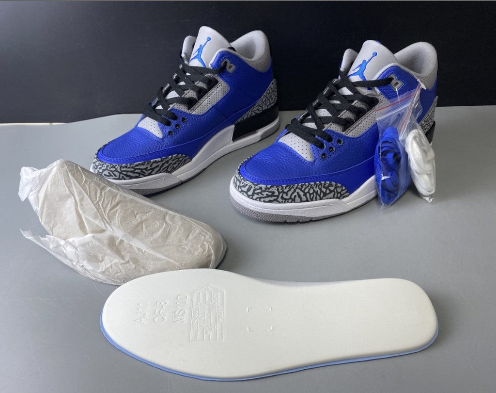 Air Jordan  Jordan 3 Retro Varsity Royal Cement Shoes Sneakers