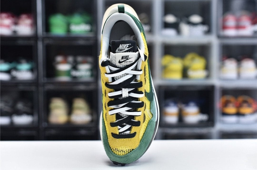 Sacai x VaporWaffle Tour Yellow Shoes Sneakers