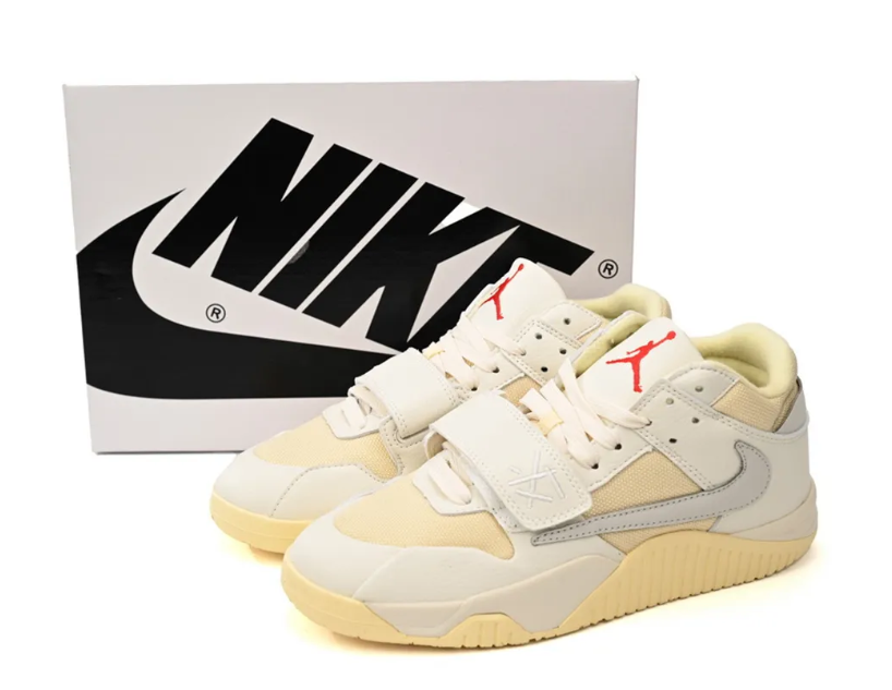 Travis Scott x Jumpman Jack White Cream Shoes Sneakers