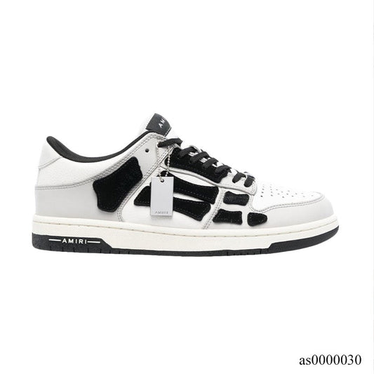 AMIRI Skel Top Low White Light Grey Black Shoes Sneakers