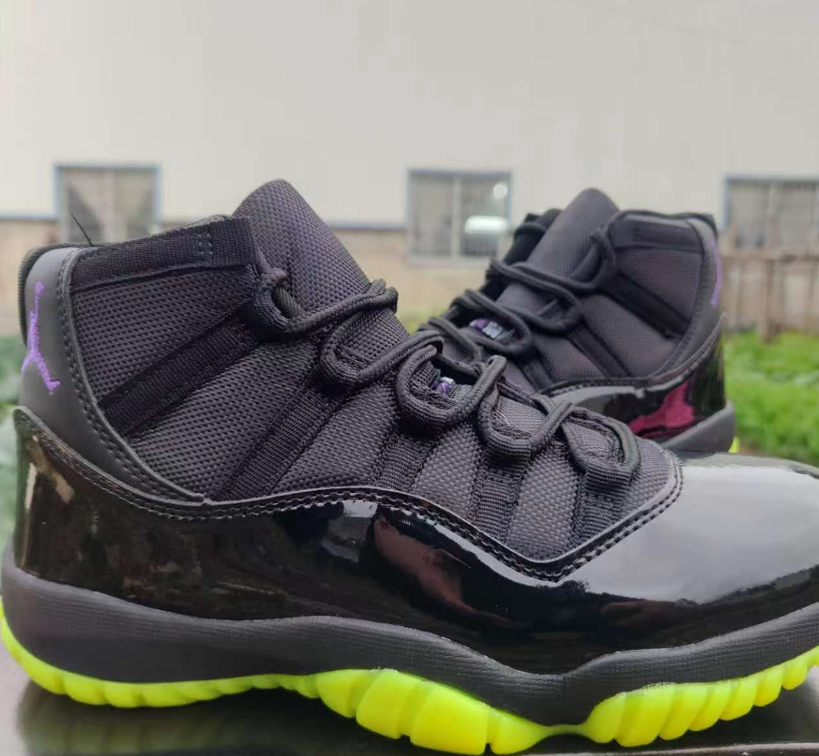 Air Jordan 11 BlackBarely Volt Shoes Sneakers