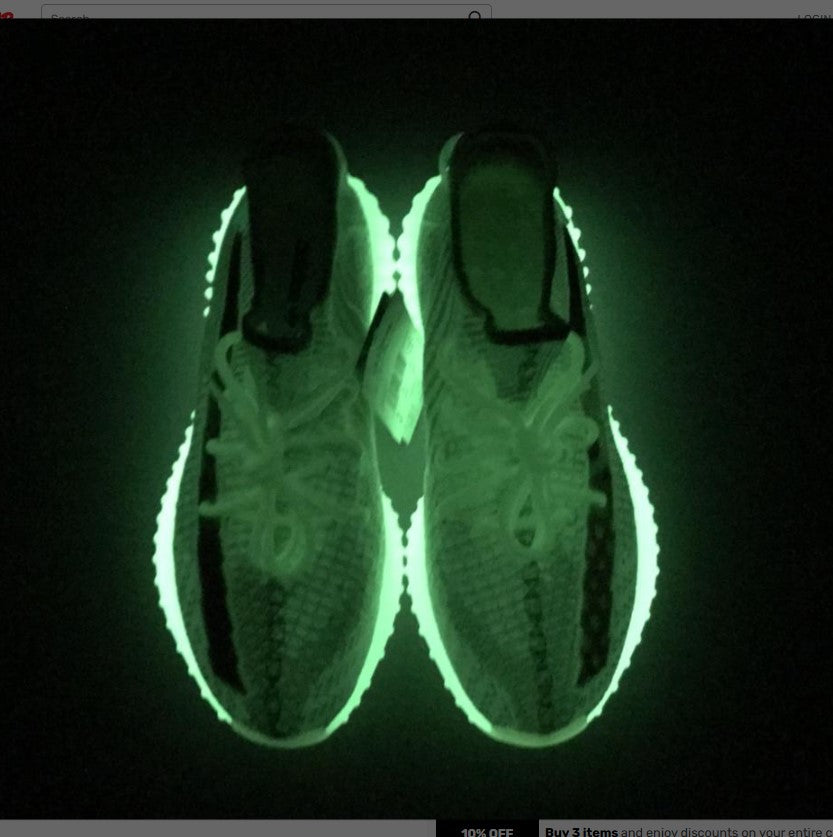 Yeezy Boost 350 V2 Glow Shoes Sneakers