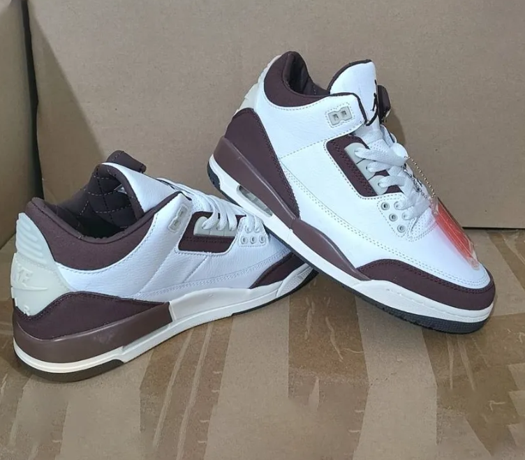 Air Jordan 3 x A Ma Maniere “Burgundy Crush” Shoes Sneakers