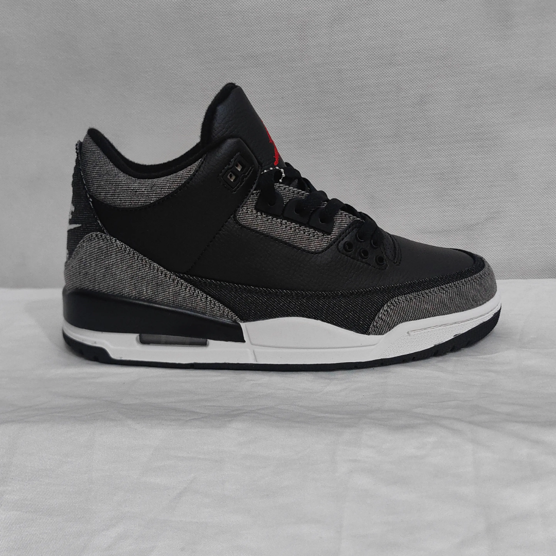 Levi’s x AJ 3 Black Denim Shoes Sneakers