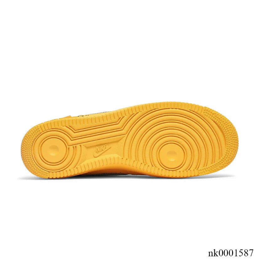 Off-White x Air Force 1 Low University Gold Lemonade Shoes Sneakers