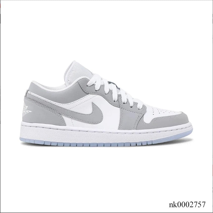 Air Jordan 1 Low White Wolf Grey Shoes Sneakers