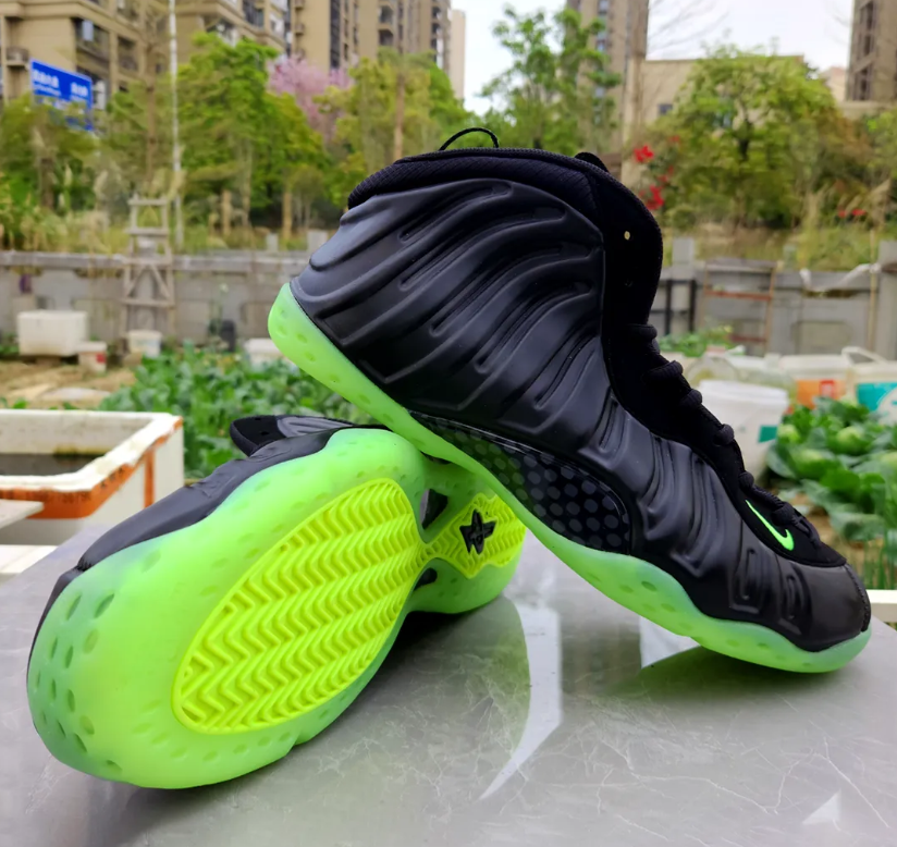 Air Foamposite One Black Volt Shoes Sneakers