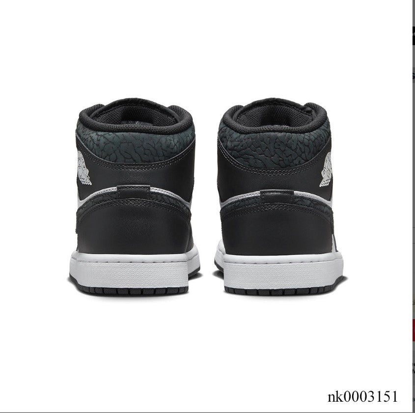 Air Jordan 1 Mid SE Panda Elephant Shoes Sneakers