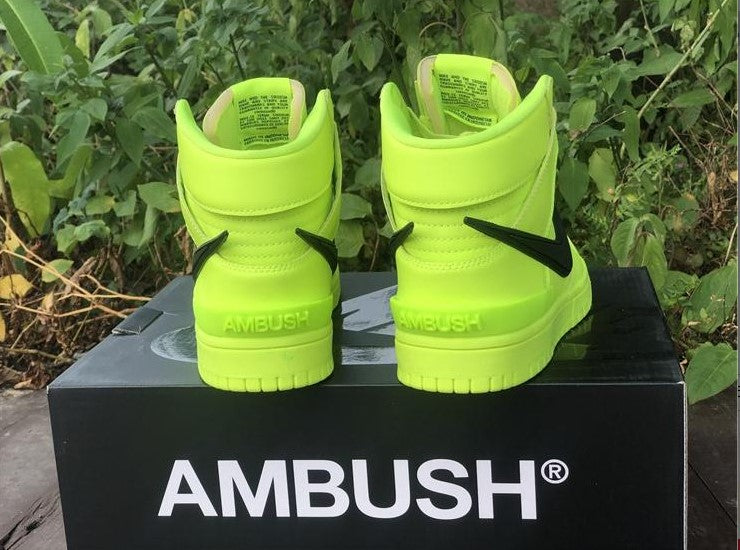 Dunk High Ambush Flash Lime Shoes Sneakers