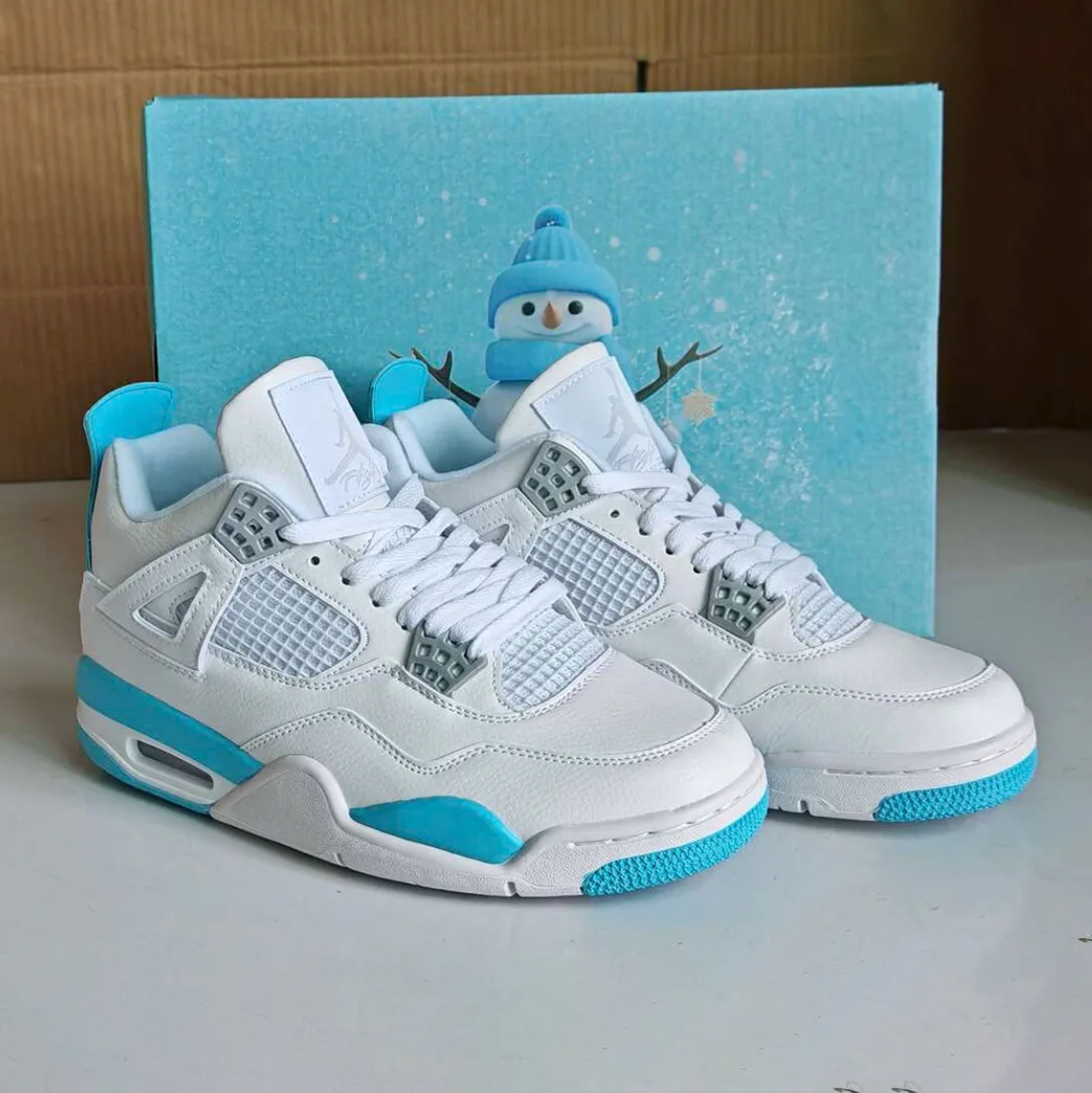 Air Jordan 4 Blue Chill Shoes Sneakers