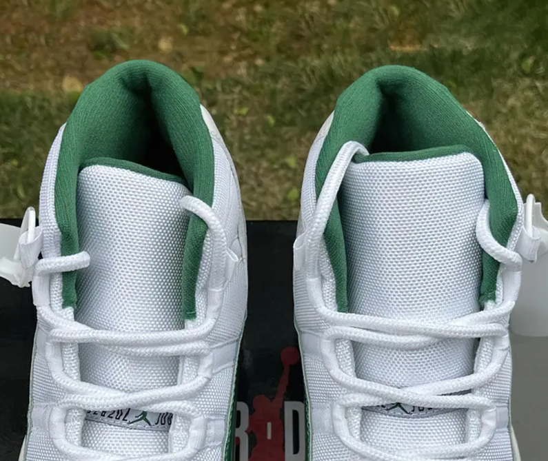 AJ 11 White Green Shoes Sneakers