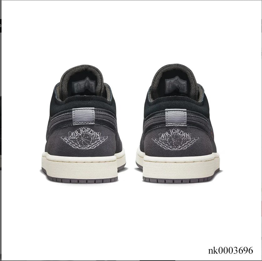 Air Jordan 1 Low Craft Inside Out Black Shoes Sneakers