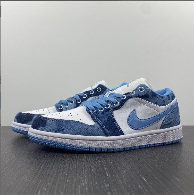 Air Jordan 1 Low Washed Denim Shoes Sneakers