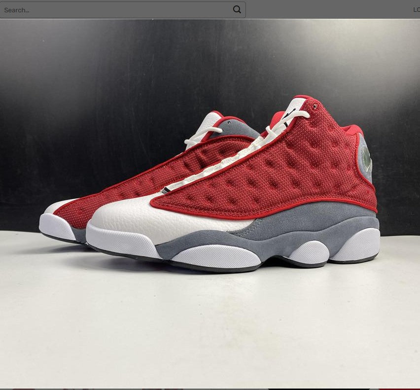 Air Jordan 13 Retro Gym Red Flint Grey Shoes Sneakers