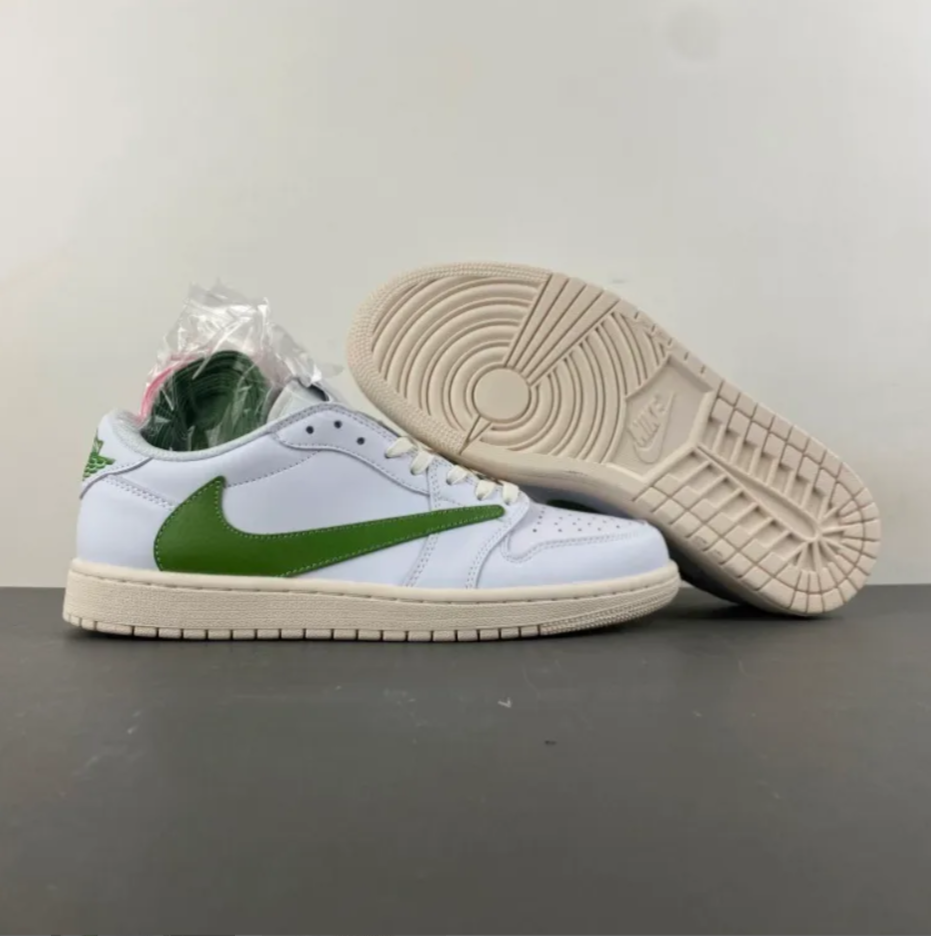 Travis Scott x Air Jordan 1 Low OG Matcha Shoes Sneakers