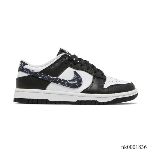 Dunk Low Black Paisley Shoes Sneakers