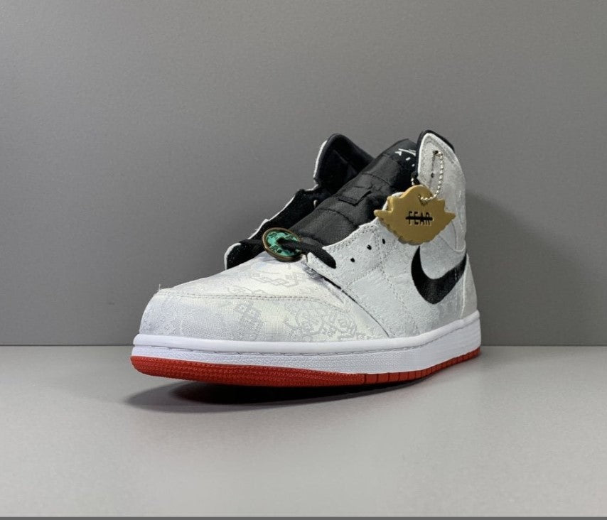 Air Jordan 1 Mid SE Fearless Edison Chen CLOT Shoes Sneakers