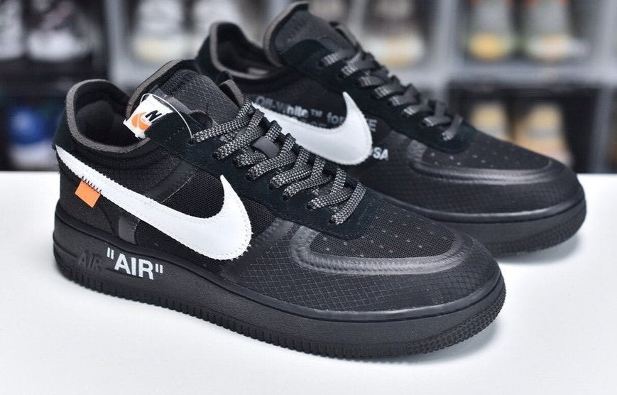 Air Force 1 Low Off-White Black White Shoes Sneakers