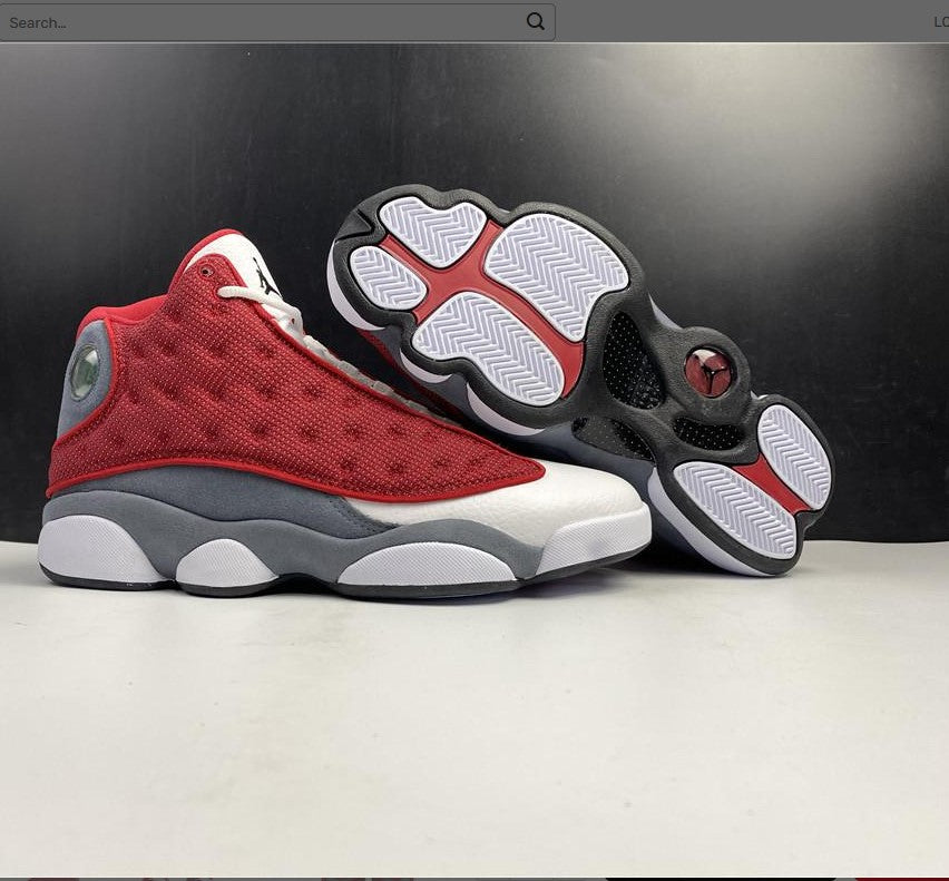 Air Jordan 13 Retro Gym Red Flint Grey Shoes Sneakers