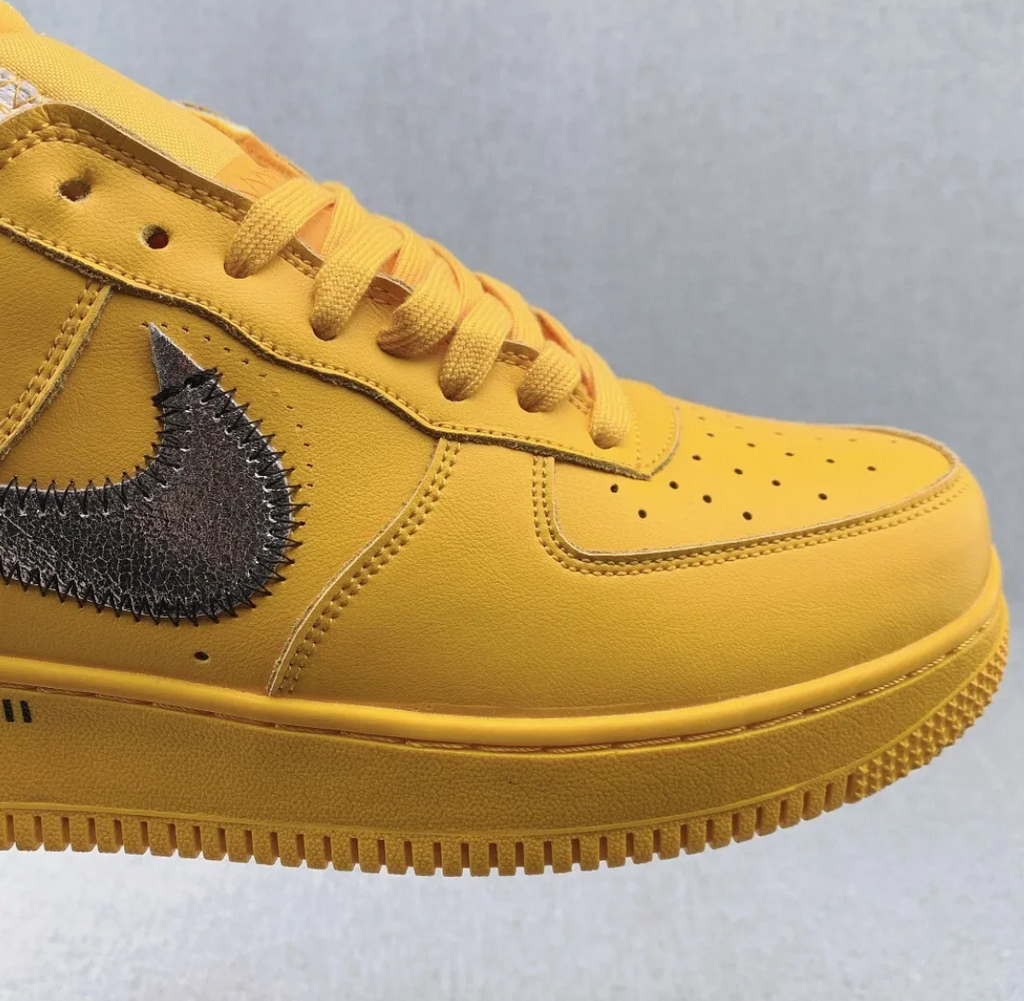 Air Force 1 Low OW ICA University Gold Shoes Sneakers