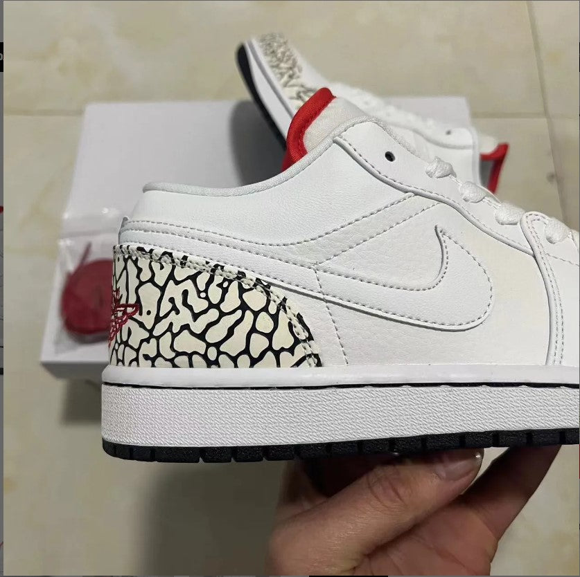 Air Jordan1 Phat Low Cement Grey Shoes Sneakers