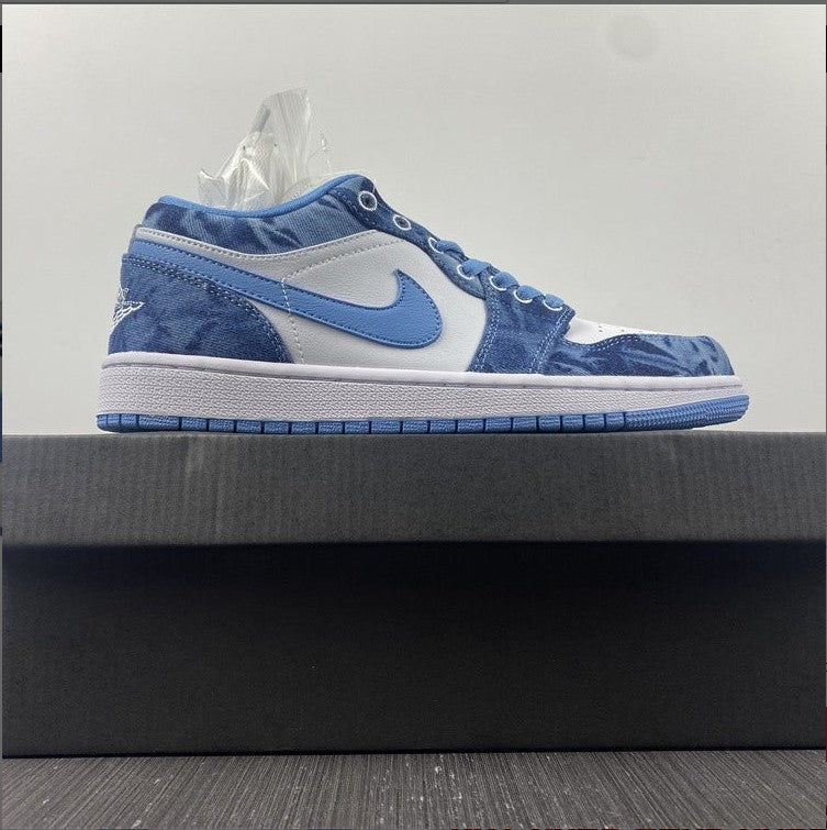 Air Jordan 1 Low Washed Denim Shoes Sneakers