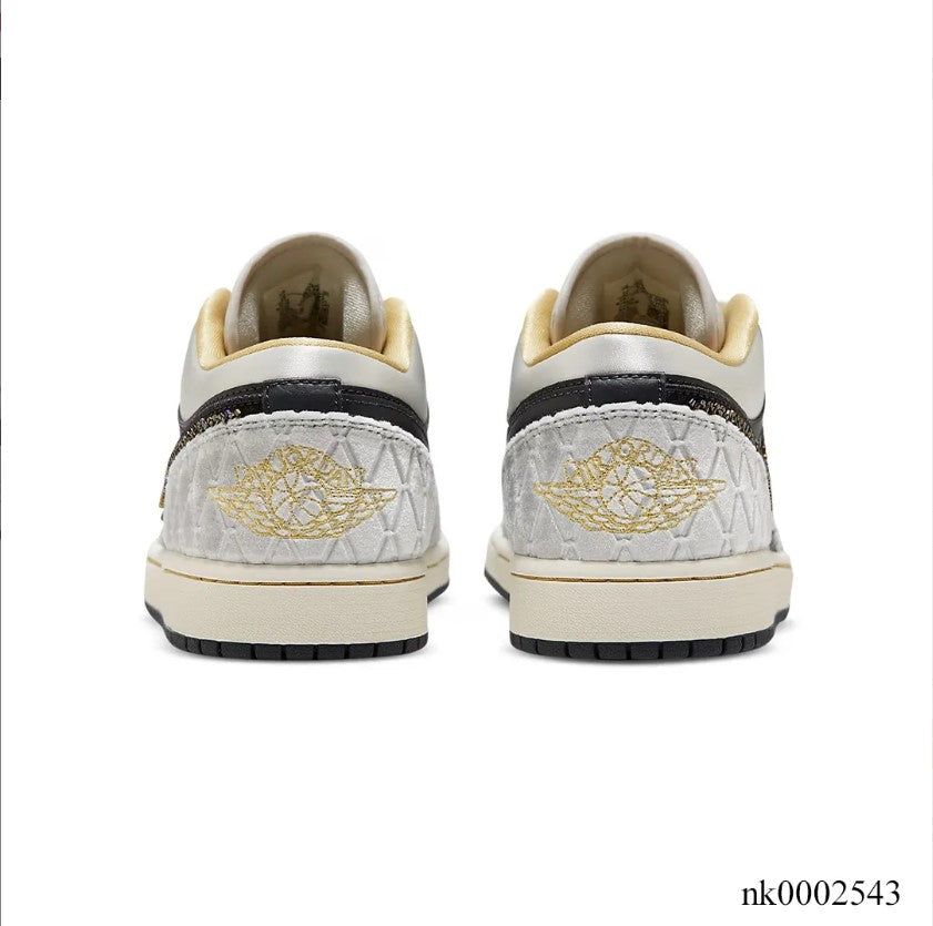 Air Jordan 1 Low Beaded Swoosh Shoes Sneakers