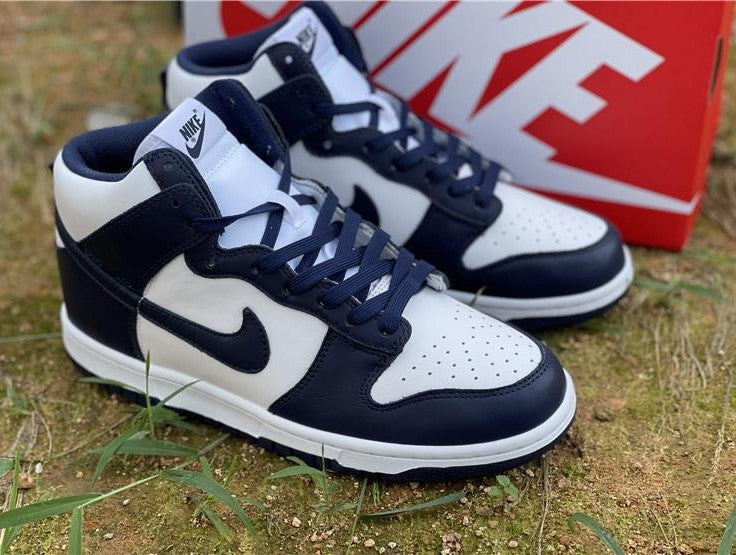 Dunk High Championship Navy Shoes Sneakers