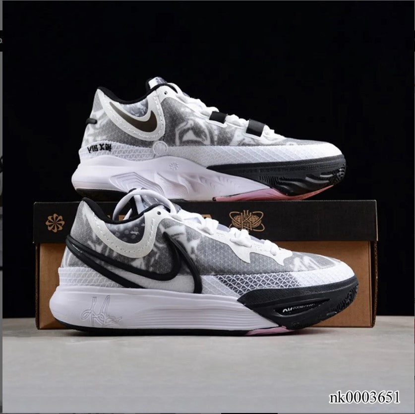 Kyrie 9 White Black Grey Shoes Sneakers