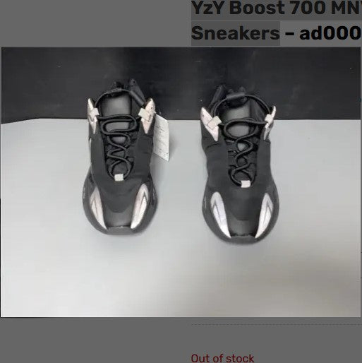 Yeezy Boost 700 MNVN Triple Black Shoes Sneakers