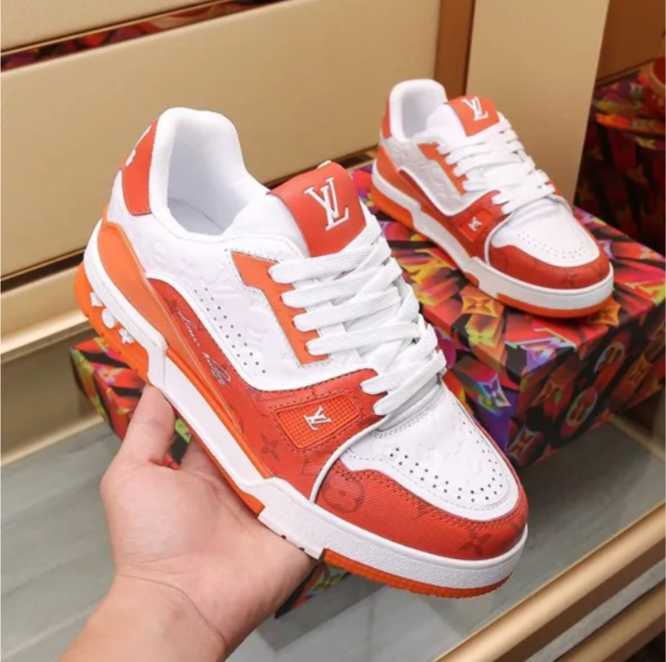 LV Trainer 54 ‘Orange Monogram’ Shoes Sneakers