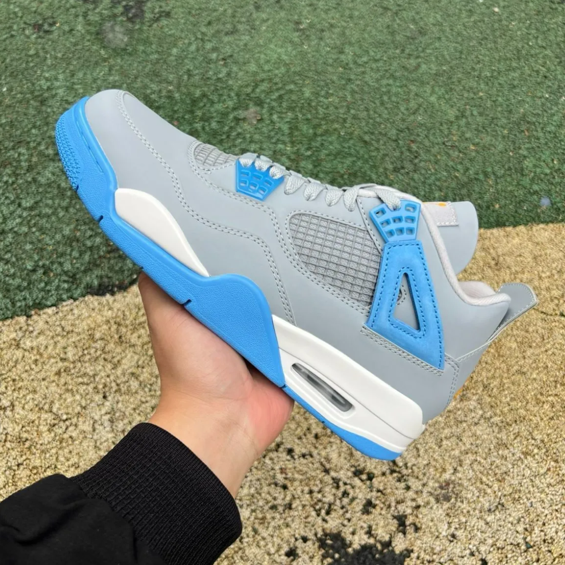 Air Jordan 4 LS Mist Blue Shoes Sneakers
