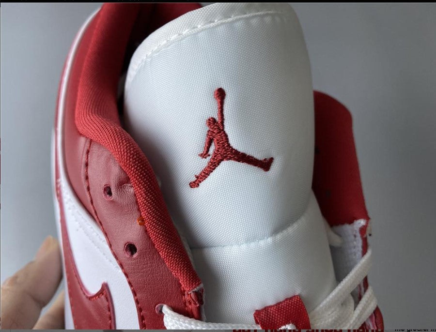 Air Jordan 1 Low Gym Red White Shoes Sneakers