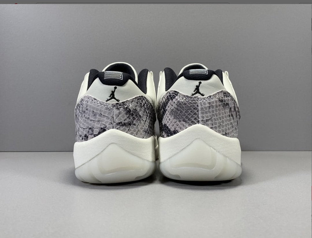 Air Jordan 11 Low Snake Light Bone Shoes Sneakers