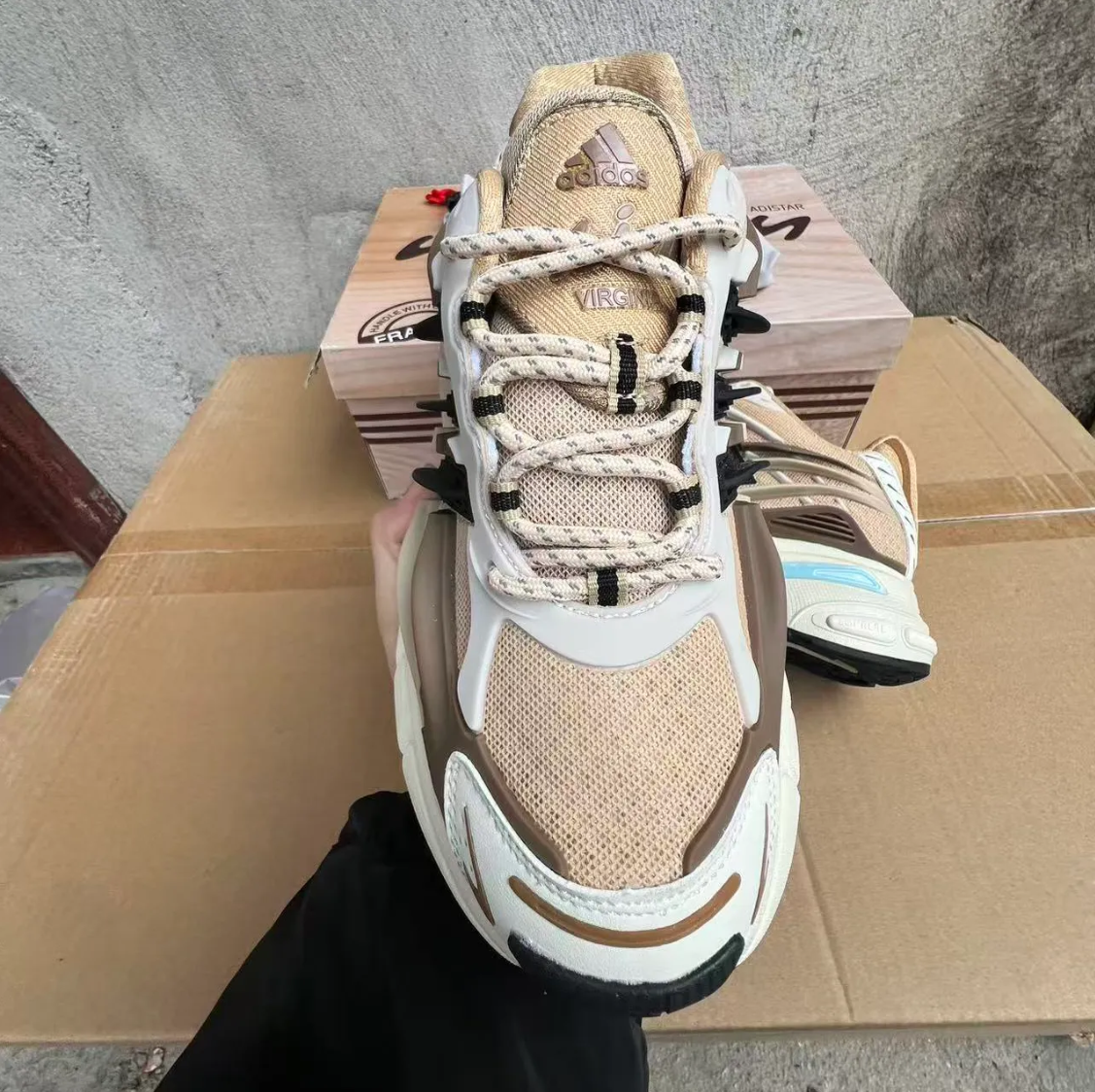 Pharrell x AD Adistar Jellyfish Tan Shoes Sneakers