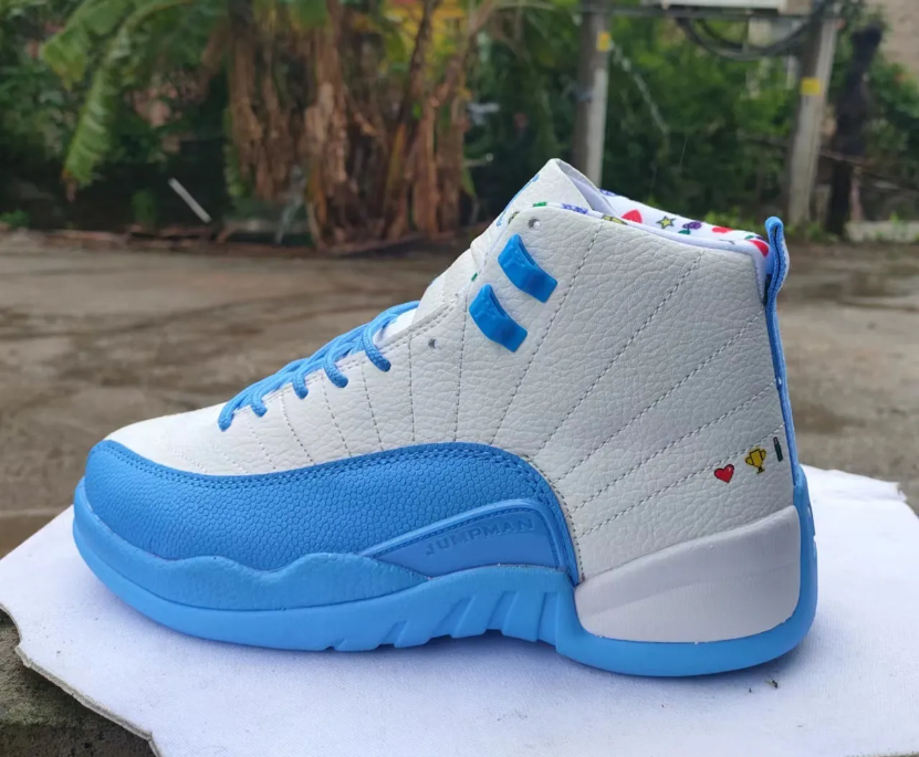Air Jordan 12 Emoji Shoes Sneakers