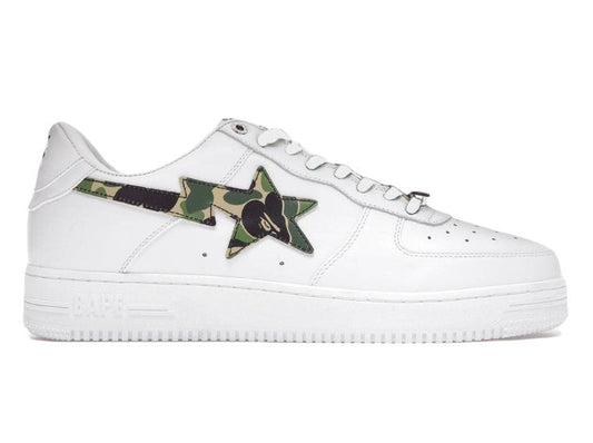 Bape Sta  A Bathing Ape Camo White Green Shoes Sneakers