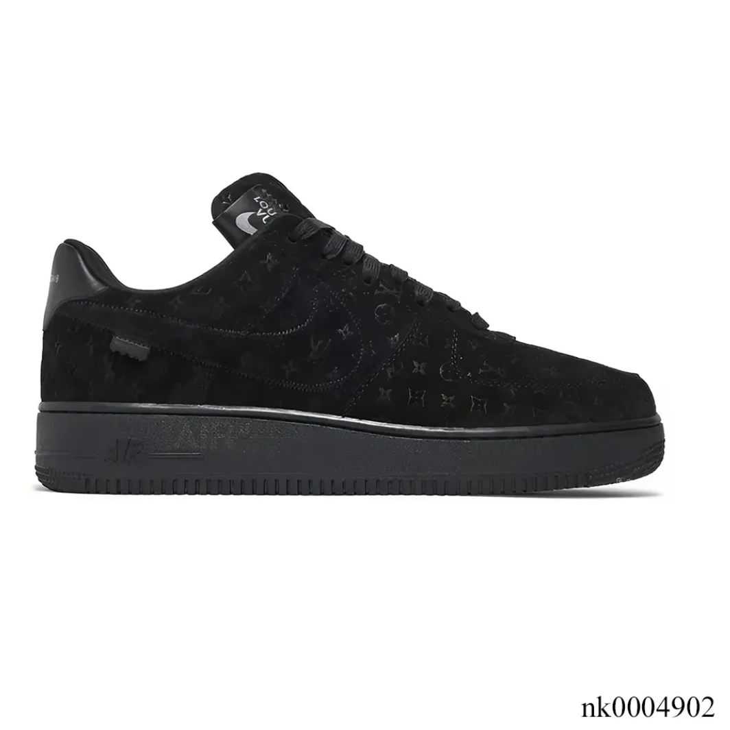 LV x Air Force 1 Virgil Abloh Black Shoes Sneakers