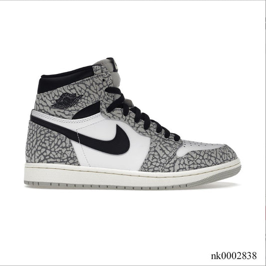 Air Jordan 1 Retro High OG White Cement Shoes Sneakers