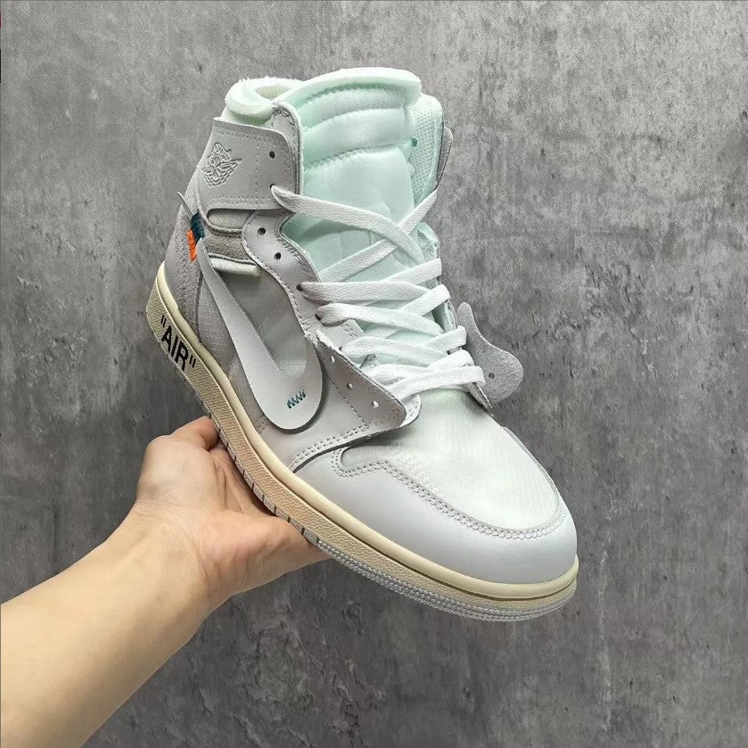 OFF-WHITE x Air Jordan 1 High White Shoes Sneakers